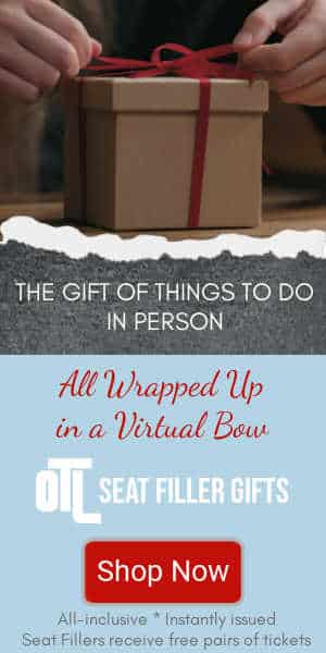 gift of things to do, seat filler gifts, OTL seat filler gifts