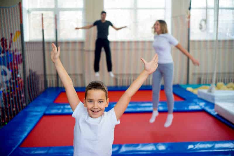 indoor trampolines, family activities, things to do for families