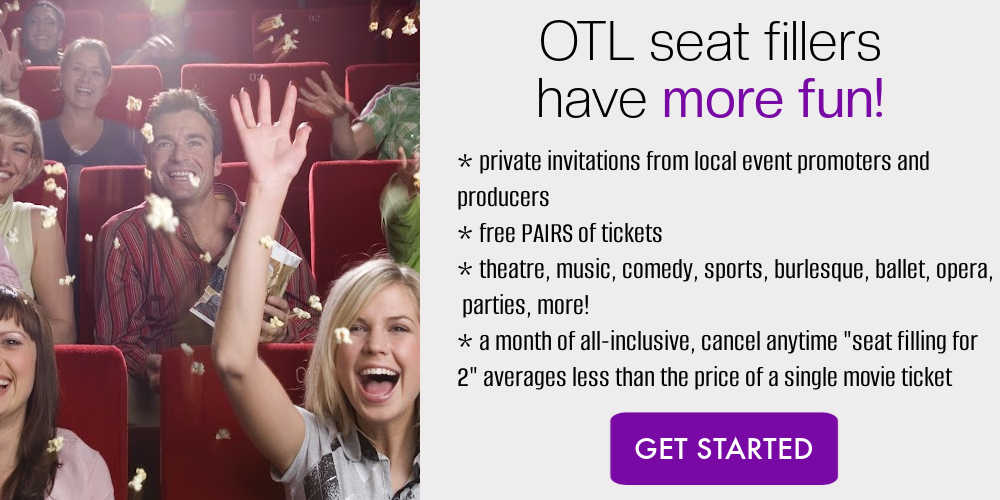 OTL seat fillers, OTL seat filling, seat fillers, seat filling, free tickets, free tickets club