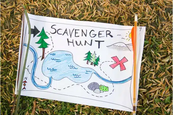 A scavenger hunt is a fun family activity
